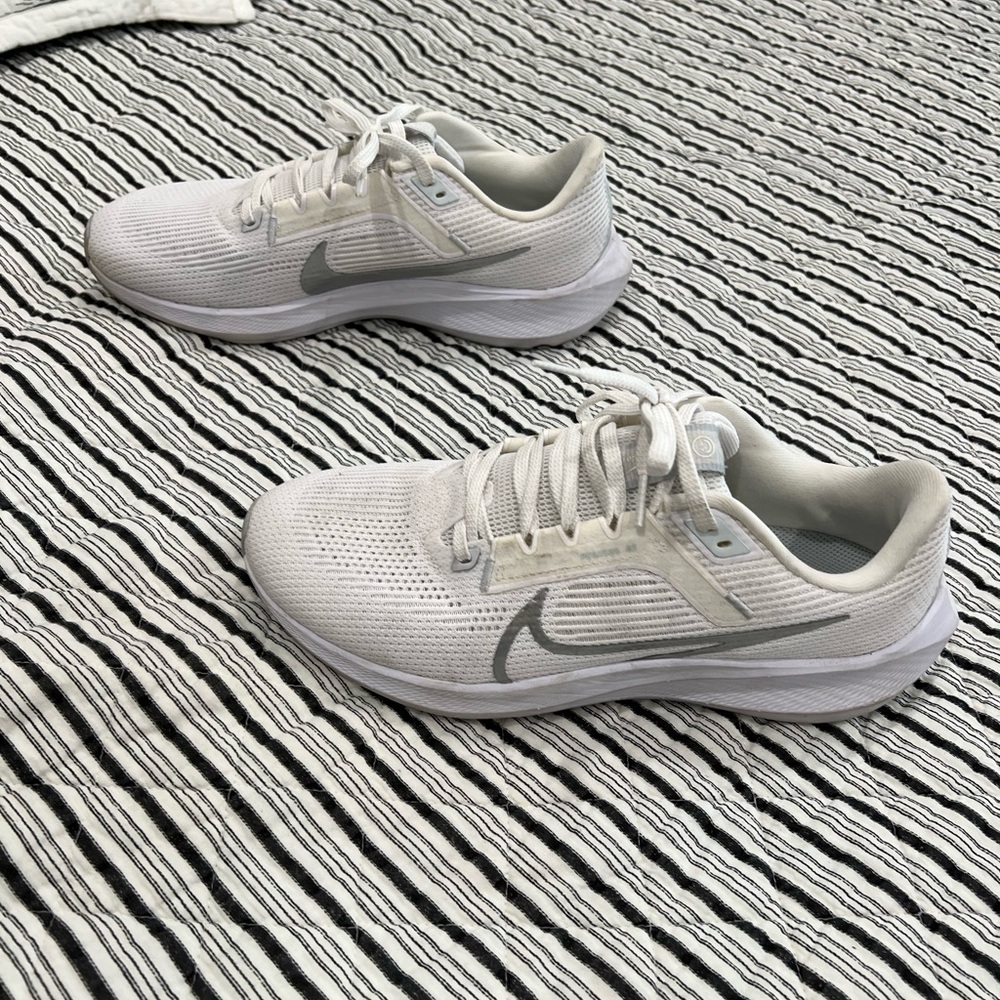 Nike White Mesh Sneakers